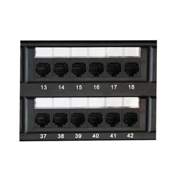 RJ45 ungeschirmt Cat6 Modular 48 Port Patch Panel